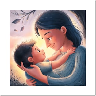 In the Arms of Love: Portraying the Sacred Bond of Mother and Child Posters and Art